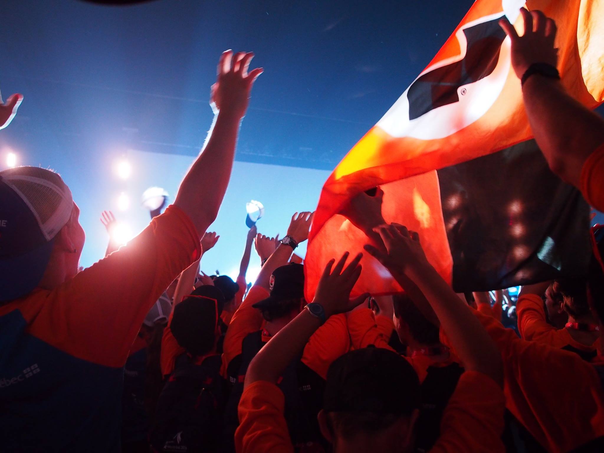 L'équipe des Laurentides en athlétisme aux Jeux du Québec de Montreal, 2016