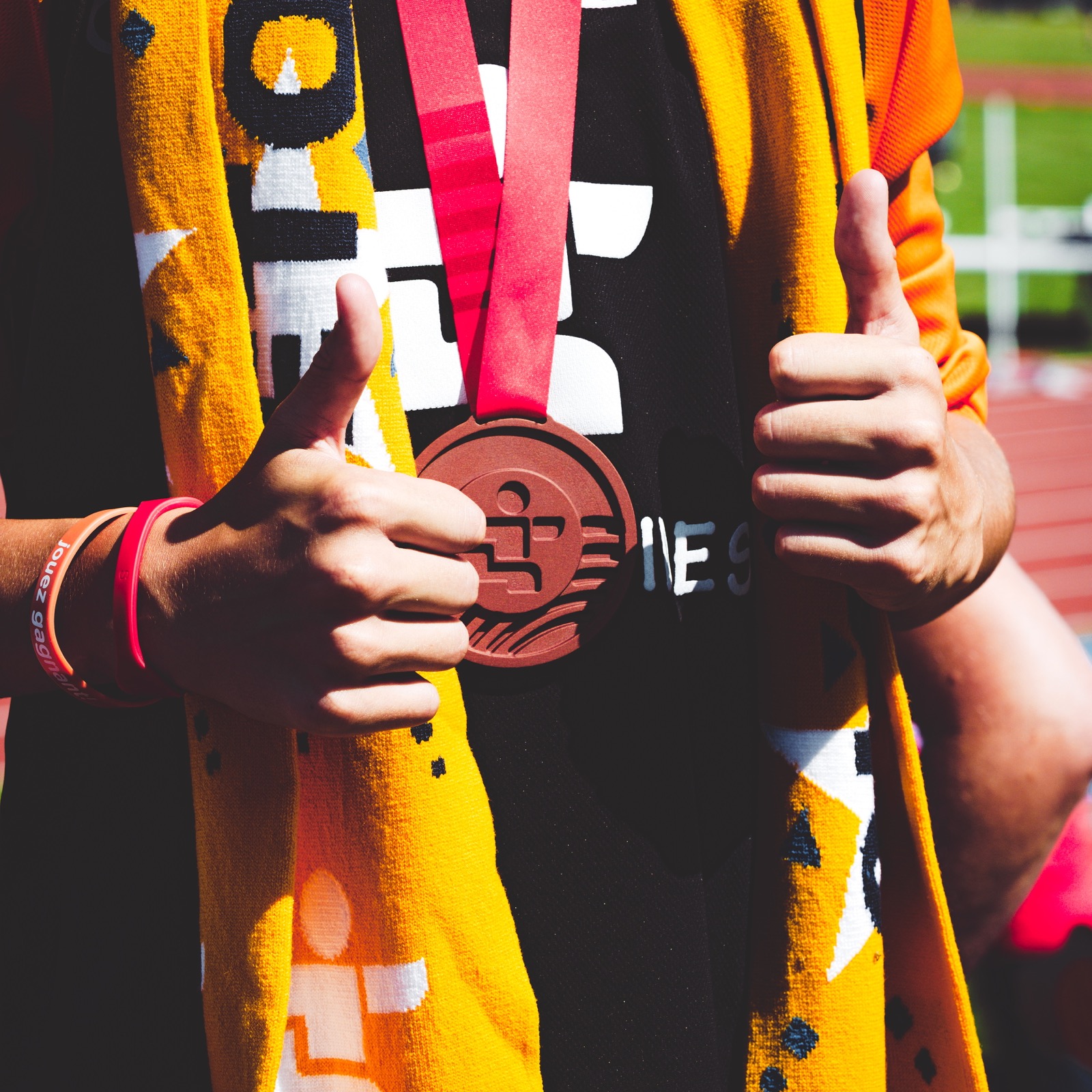 Une médaille de bronze pour les Laurentides aux Jeux du Québec 2018. (Photo : Louis-Olivier Brassard)